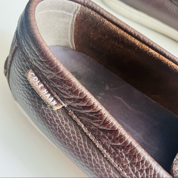 Cole Haan Nantucket Penny Loafers, Dark Brown Leather. Mens size 13 main image 9